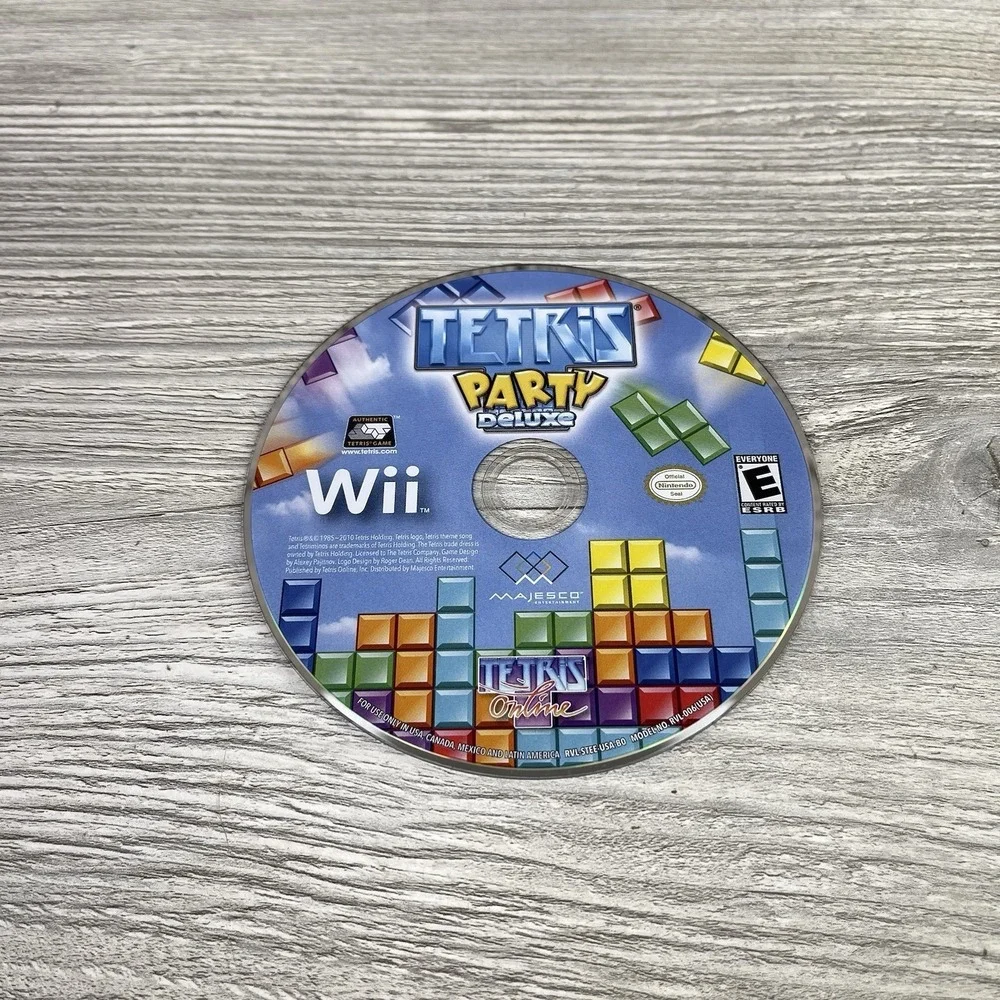 Tetris Party Deluxe Nintendo Wii 2010 Game Disc Only